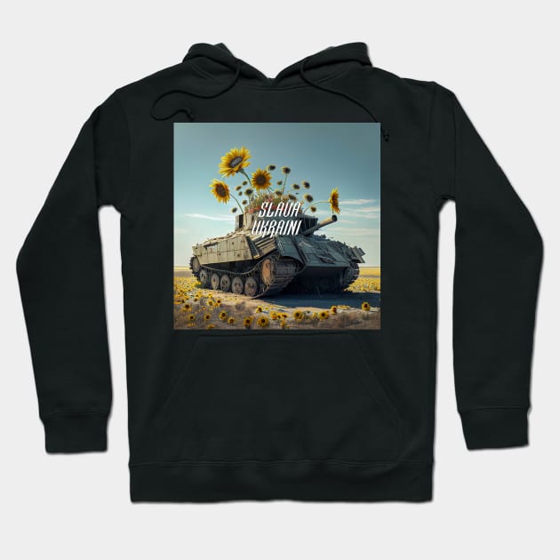 Glory to Ukraine (Slava Ukraini) Series Hoodie by VISIONARTIST